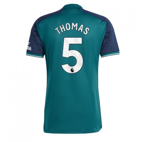 Pánský Fotbalový dres Arsenal Thomas Partey #5 2023-24 Třetí Krátký Rukáv